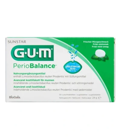 GUM PerioBalance Sugetabletter – 30 stk