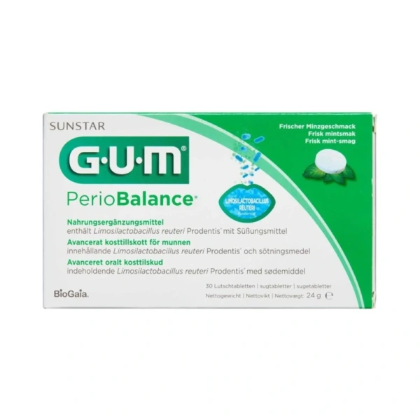 GUM PerioBalance Sugetabletter – 30 stk
