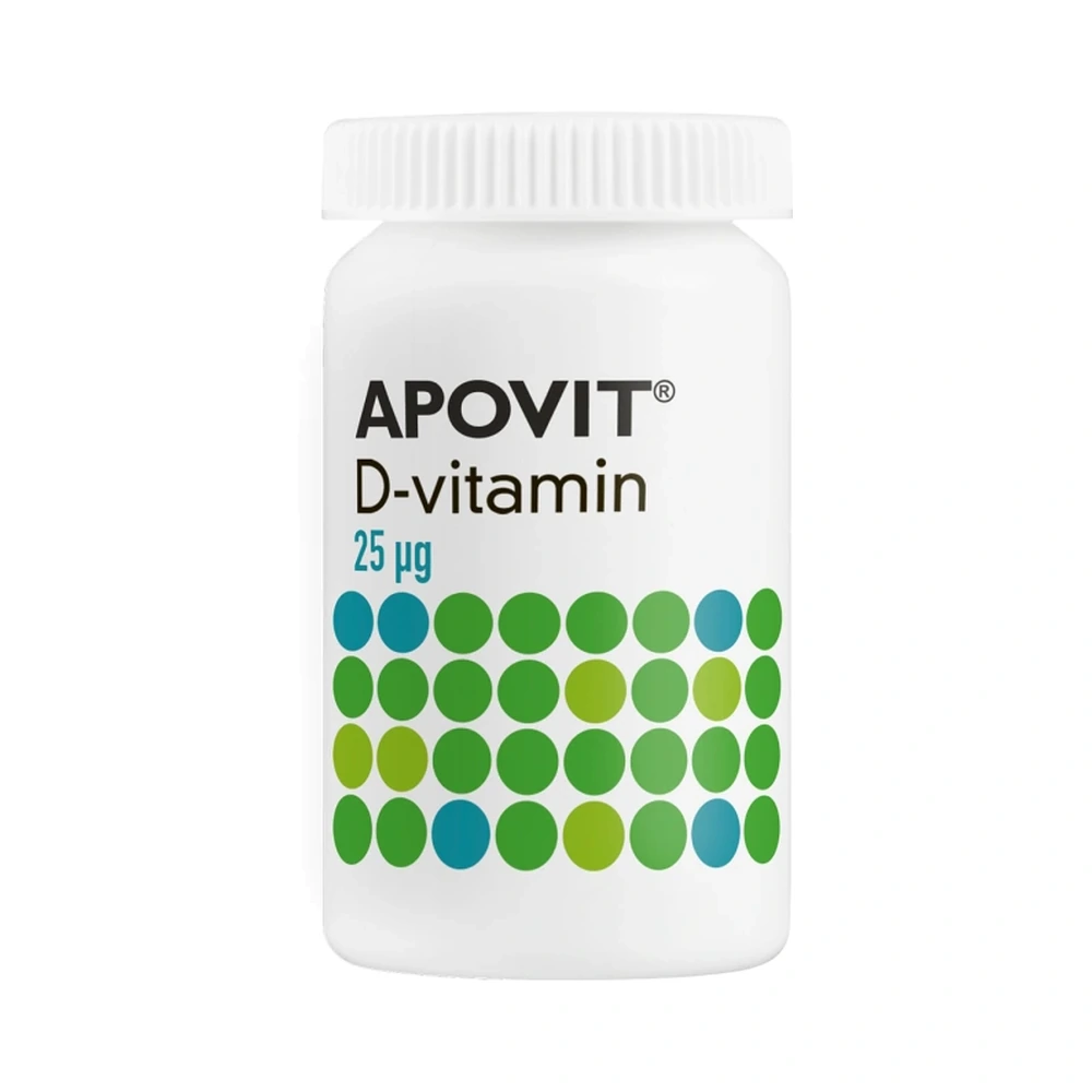 APOVIT D-vitamin 25 µg 200 stk