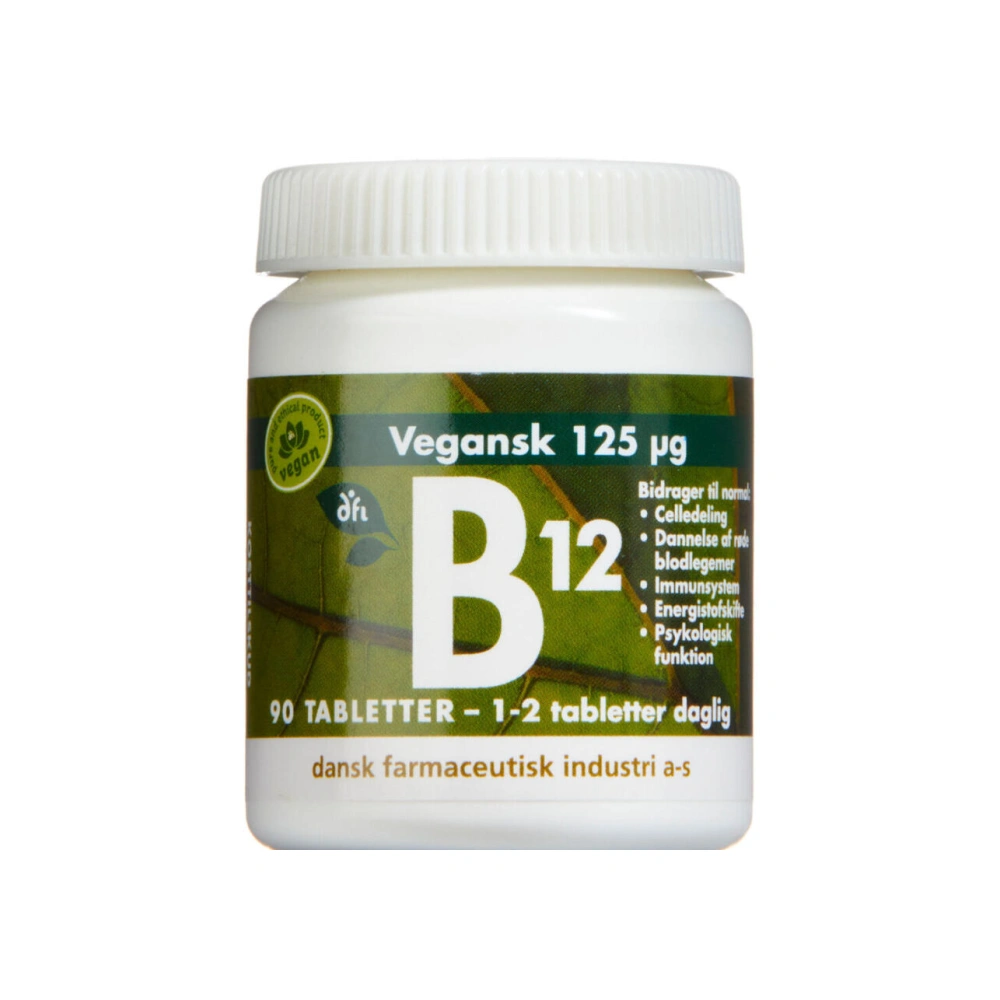 Grønne Vitaminer B12-Vitamin Tabletter 125 µg - 90 stk