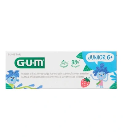GUM JUNIOR Flourtandpasta 6+ år – 50 ml