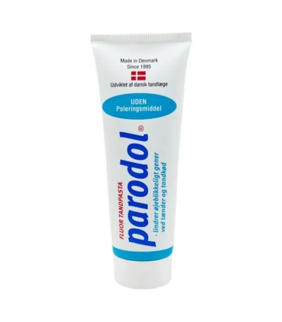 Parodol Blå Tandpasta U. Poleringsmiddel - 75 ml