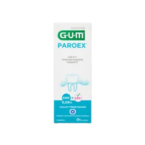 GUM PAROEX Klorhexiden Mundskyl 0,06% CHX + CPC – 500 ml