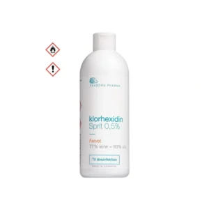 Faaborg Pharma Klorhexidin Sprit Farvet 0,5% – 500 ml