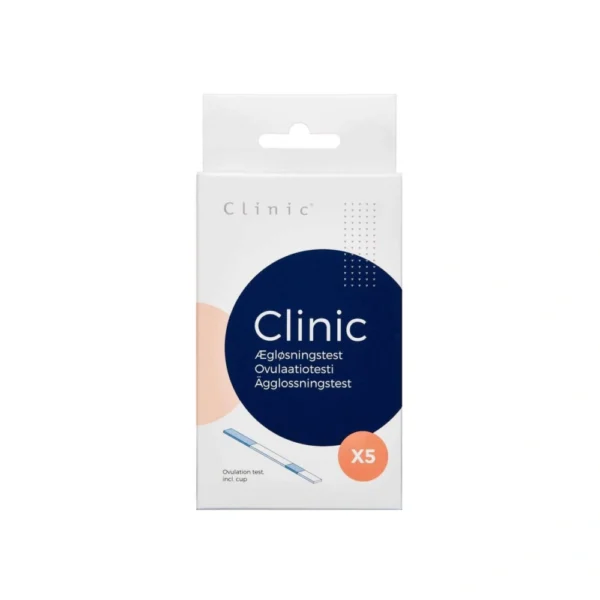 Clinic Ægløsningstest M/Kop – 5 stk