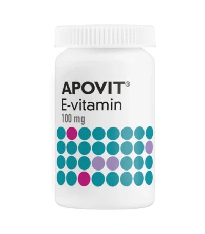 APOVIT E-vitamin 100 mg – 100 stk