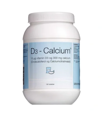 Decamin Trading D3-Calcium Tabletter – 180 stk