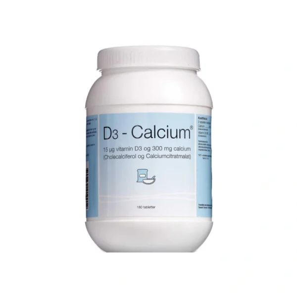 Decamin Trading D3-Calcium Tabletter – 180 stk