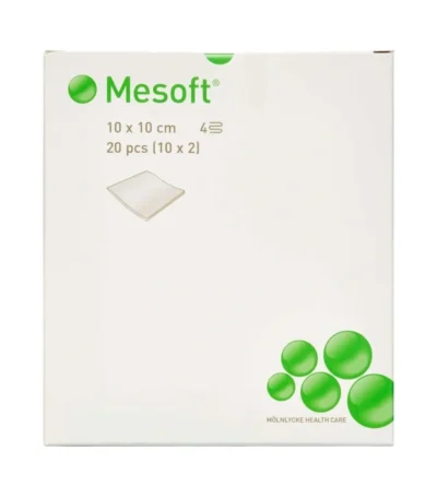 Mesoft Kompres 10×10 cm – 20 stk