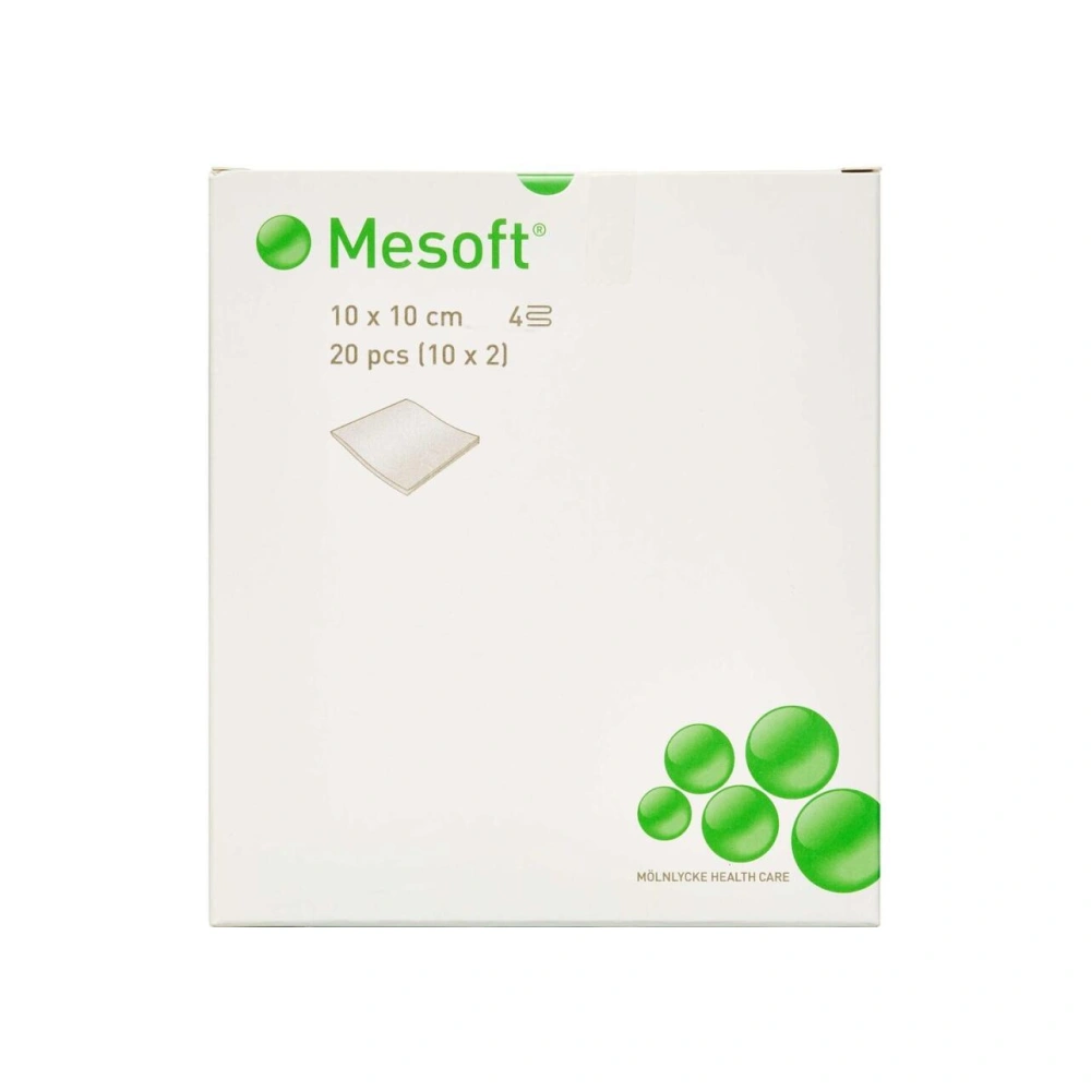Mesoft Kompres 10×10 cm - 20 stk