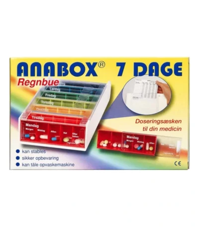 Anabox Doseringsæske Ugebox – 1 stk