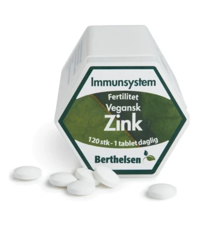 Berthelsen Naturlig Zink – 120 stk