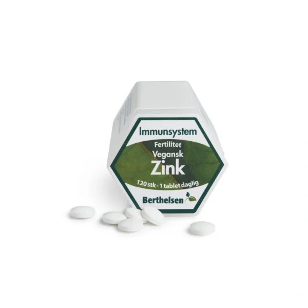 Berthelsen Naturlig Zink – 120 stk