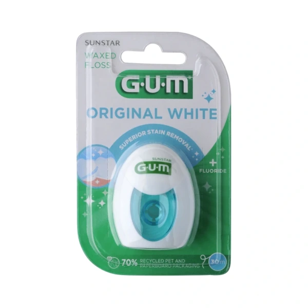 GUM Original White FLOSS Tandtråd – 30 m