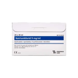 Fresenius Kabi Natriumklorid 9mg/ml microspol – 20 x 30 ml