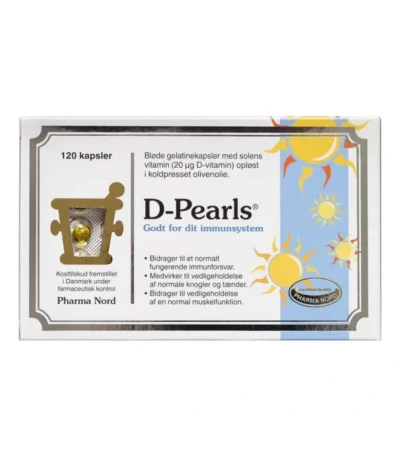 Pharma Nord D-Pearls 20µg – 120 stk