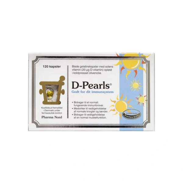 Pharma Nord D-Pearls 20µg – 120 stk