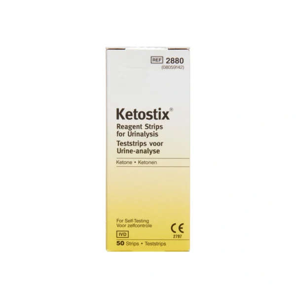 Mediq Danmark Ketostix Reagensstrimler – 50 stk