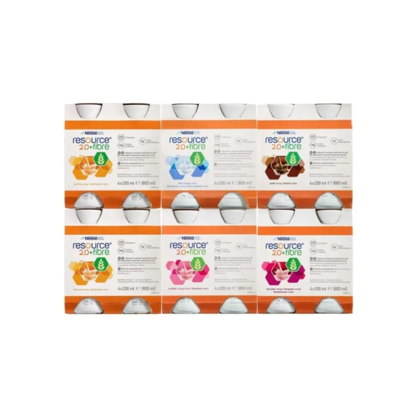 Resource 2.0 + Fibre Mix – 6 x 4 x 200 ml