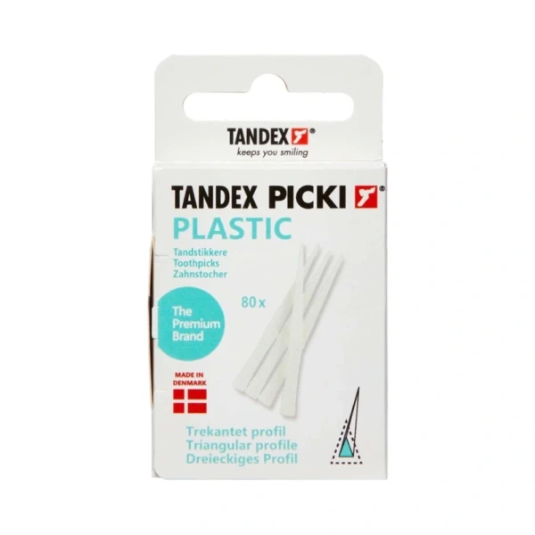 Tandex Tandstikker Plastik – 80 stk