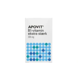 APOVIT B1-vitamin Ekstra Stærk Stærkt vitamin – 100 stk