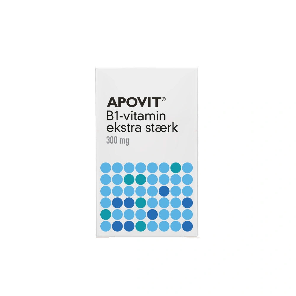 APOVIT B1-vitamin Ekstra Stærk Stærkt vitamin - 100 stk