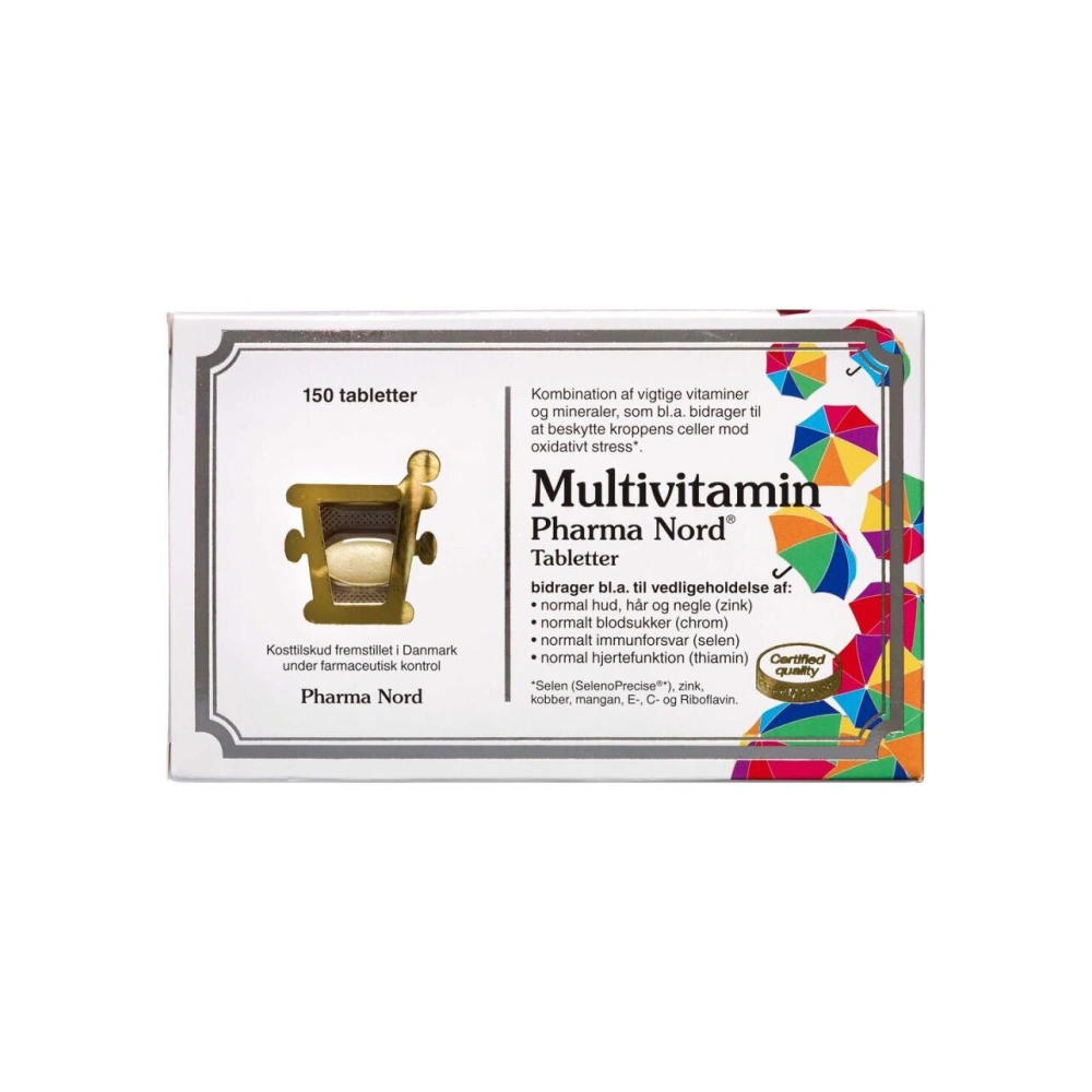 Pharma Nord Multivitamin Pharma Nord Kosttilskud – 150 stk