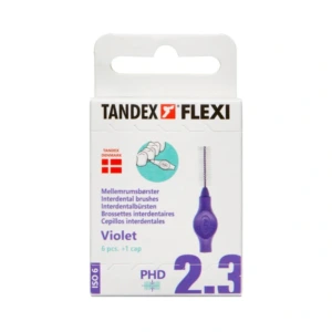 Tandex Flexi Mellemrumsbørste Violet – 6 stk