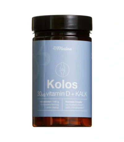 Mezina Kolos Vitamin D + Kalk - 180 stk