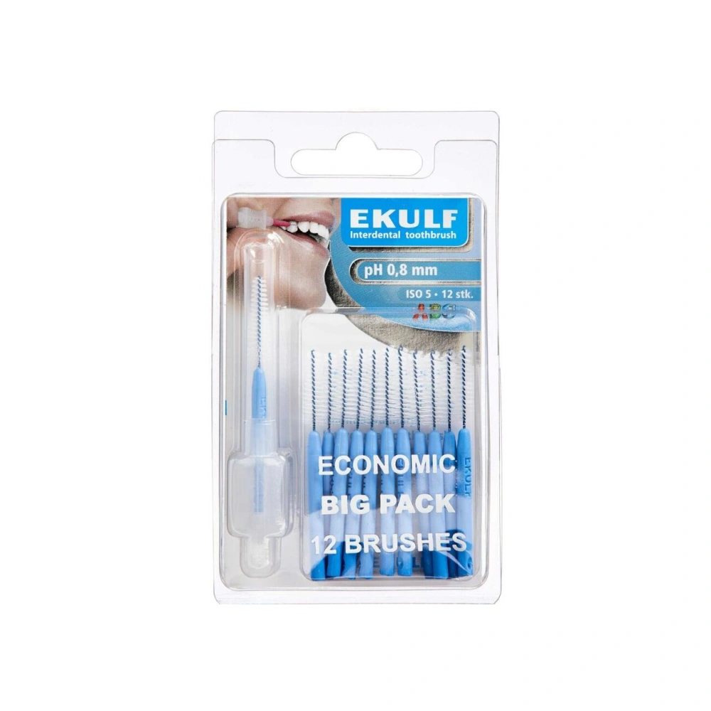 EKULF ph NeoDenta Mellemrumsbørster 0,8 mm - 12 stk