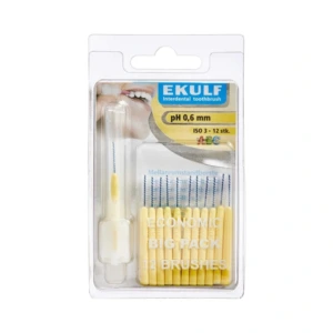 EKULF ph NeoDenta Mellemrumsbørster 0,6 mm – 12 stk