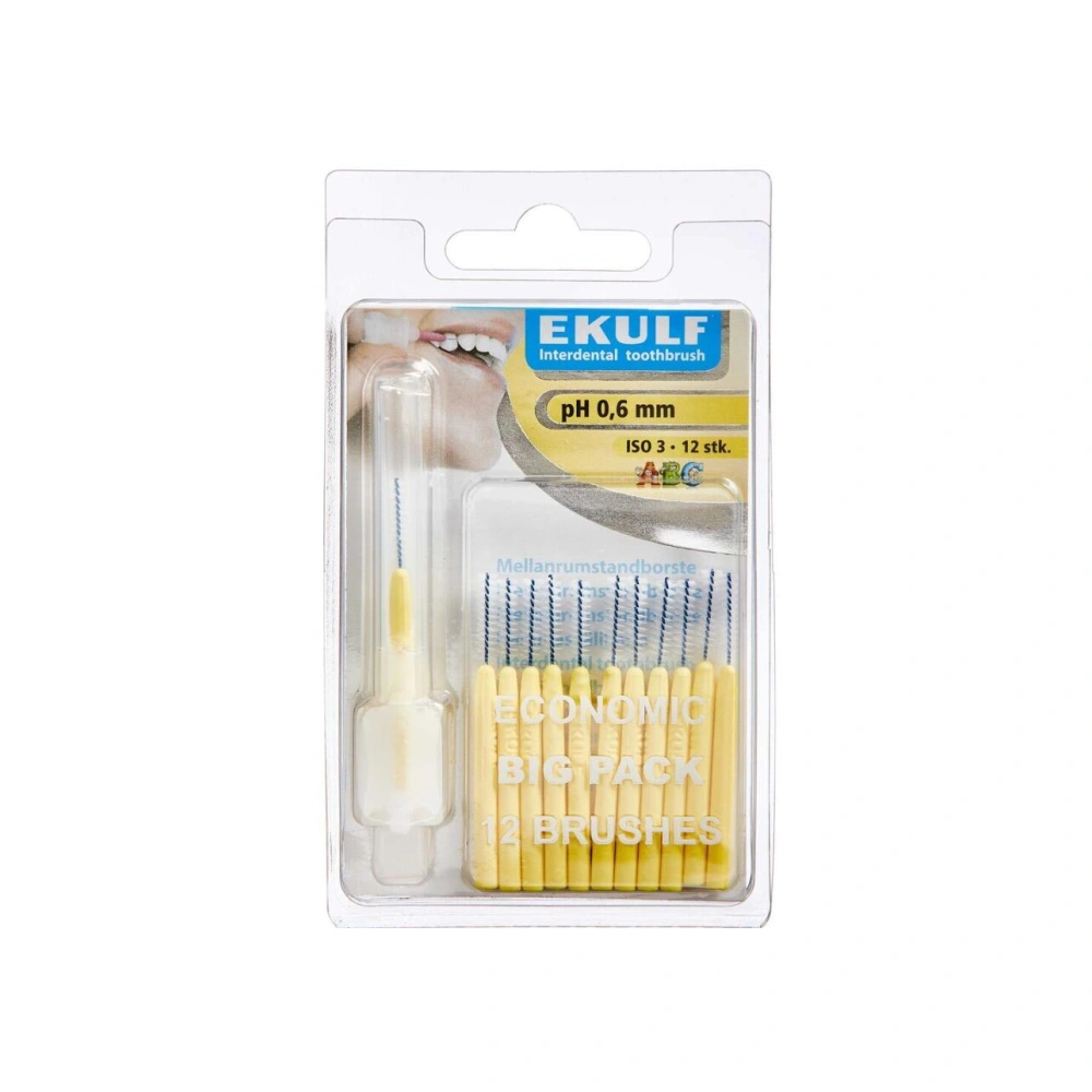 EKULF ph NeoDenta Mellemrumsbørster 0,6 mm - 12 stk