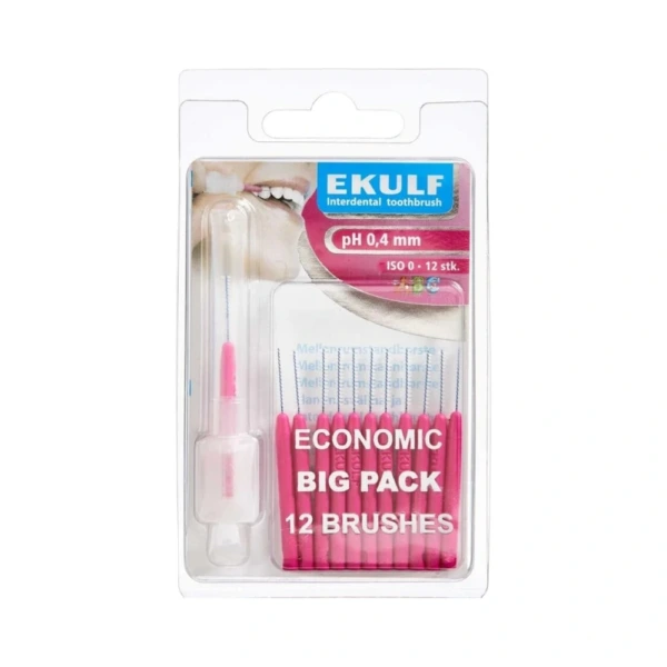 EKULF ph NeoDenta Mellemrumsbørster 0,4 mm – 12 stk