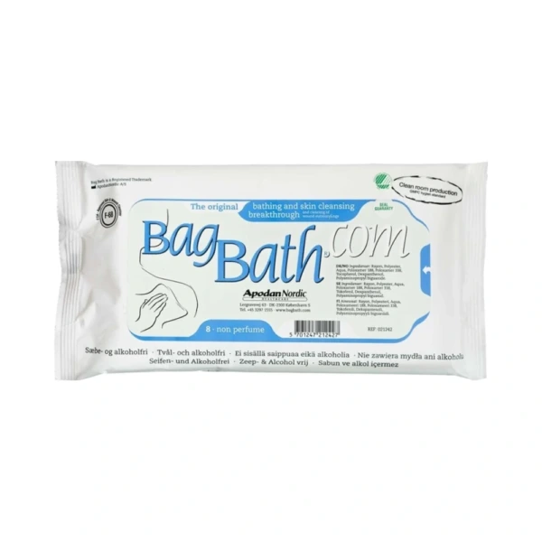BagBath Sengebad og Vaskeklud – 8 stk