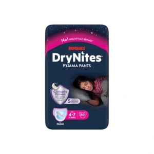DryNites Pyjama Pants Girl 4-7 År – 10 stk