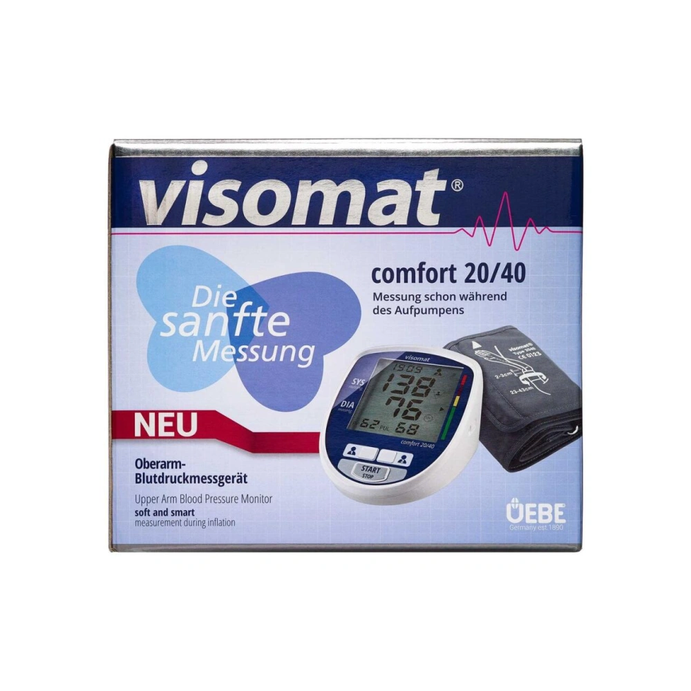 Visomat Comfort Blodtryksapparat 20/40 Overarm – 1 stk