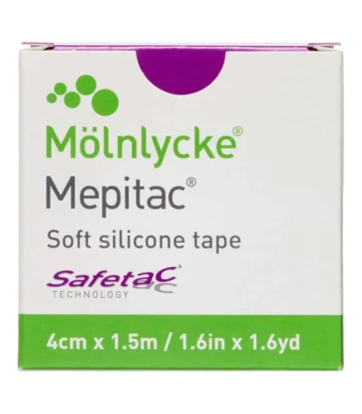 Mepitac tape med Safetac 4 cm x 1,5 m – 1 stk