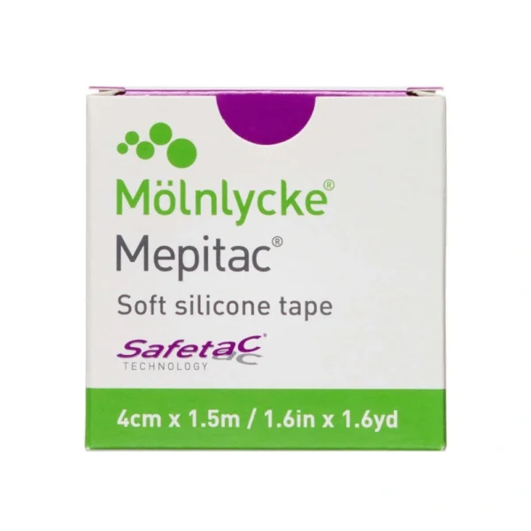 Mepitac tape med Safetac 4 cm x 1,5 m – 1 stk