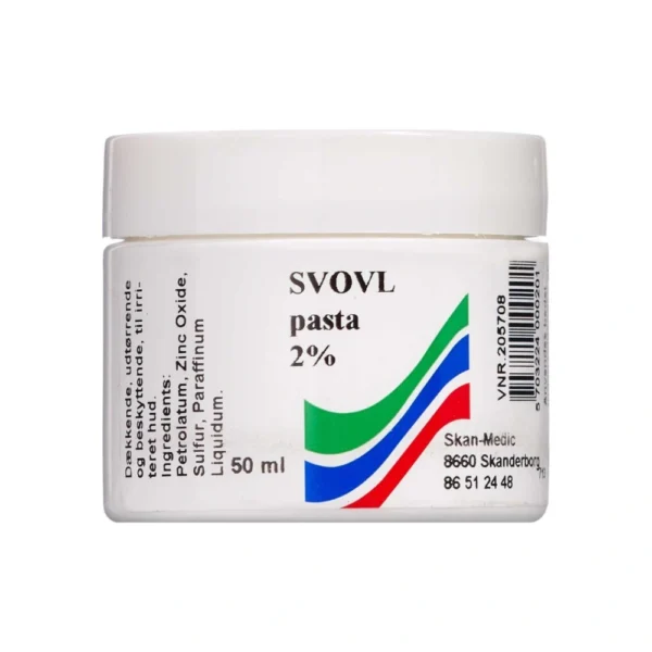 SKAN-MEDIC Svovl Pasta 2 % S.A. – 50 ml
