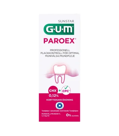 GUM PAROEX Klorhexidin 0,12% CHX + CPC – 300 ml