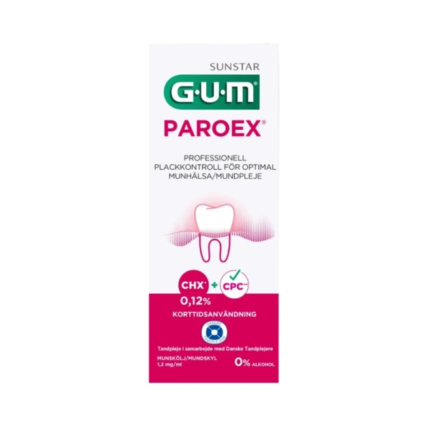 GUM PAROEX Klorhexidin 0,12% CHX + CPC – 300 ml