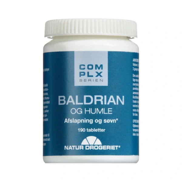 Natur Drogeriet Baldrian Og Humle – 190 stk