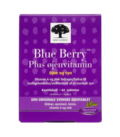 New Nordic Blue Berry Plus Øjenvitamin – 60 stk