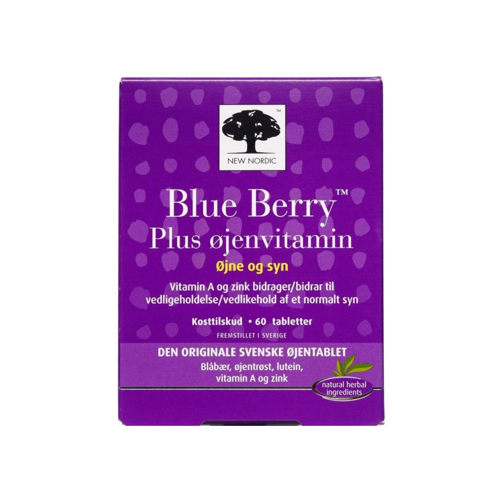 New Nordic Blue Berry Plus Øjenvitamin - 60 stk