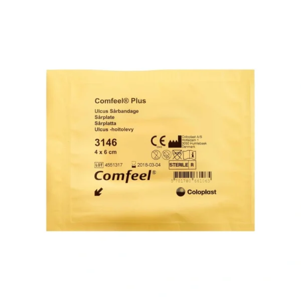 Comfeel Plus Ulcus Sårbandage 4cm x 6cm - 1 stk