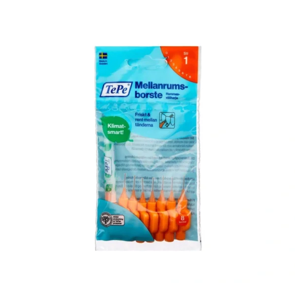 TePe Mellemrumsbørster Orange – 8 stk