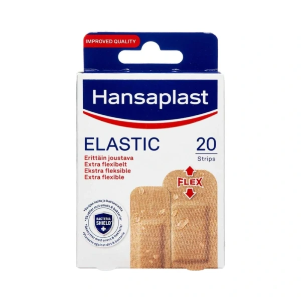 Hansaplast Elastic Plaster – 20 stk