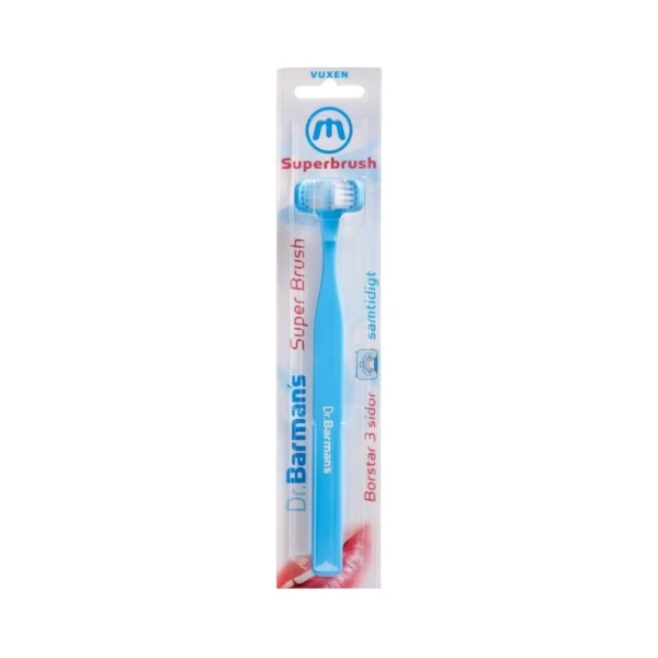 Dr. Barman's Superbrush Tandbørste Voksen - 1 stk