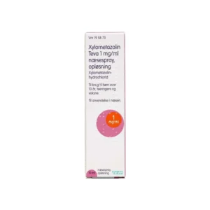 Teva Danmark Xylometazolin “Teva” 1 mg/ml – 10 ml Næsespray, opløsning