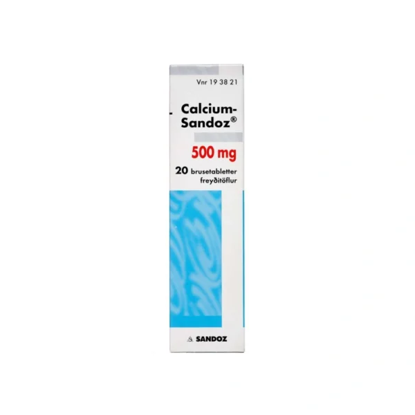Sandoz Calcium-Sandoz 500 mg - 20 brusetabletter